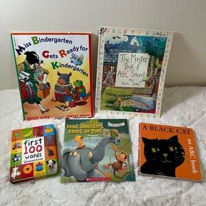 First 100 Words Book Bundle Kids Learning ABC Kindergarten Prep Toddler
